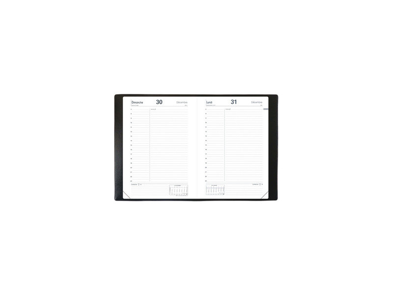 QUO VADIS Agenda ABP 1, 130 x 210 mm, 2027, noir