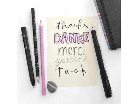 FABER-CASTELL Stylo à bille rétractable GRIP 2011 XB, noir