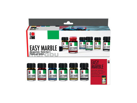 Marabu Peinture à marbrer 'Easy Marble', kit de démarrage