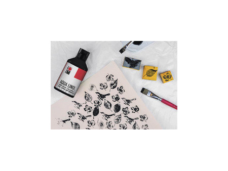 Marabu Couleur pour linogravure Aqua, 250 ml, noir