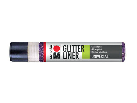 Marabu Peinture à effet Glitter-Liner, saphir scintillant