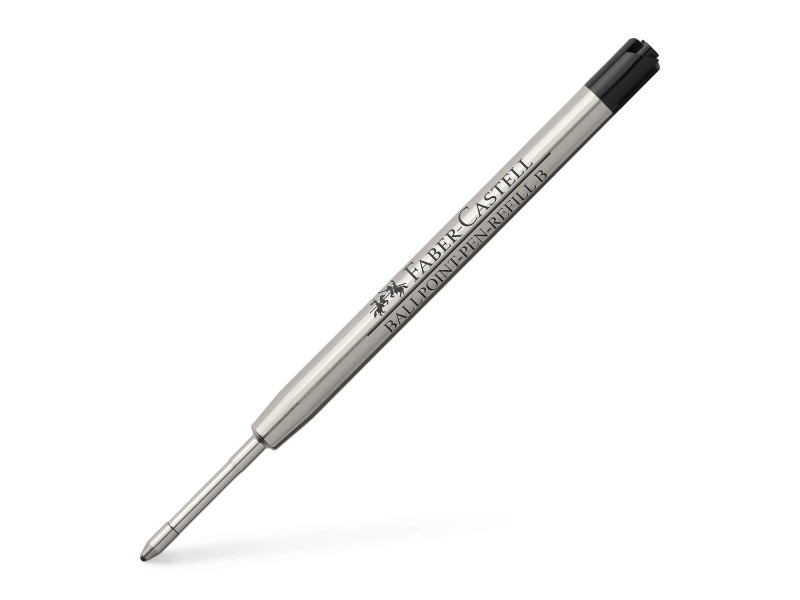 FABER-CASTELL Recharge grand volume B stylo à bille, noir