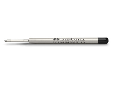 FABER-CASTELL Recharge grand volume B stylo à bille, noir