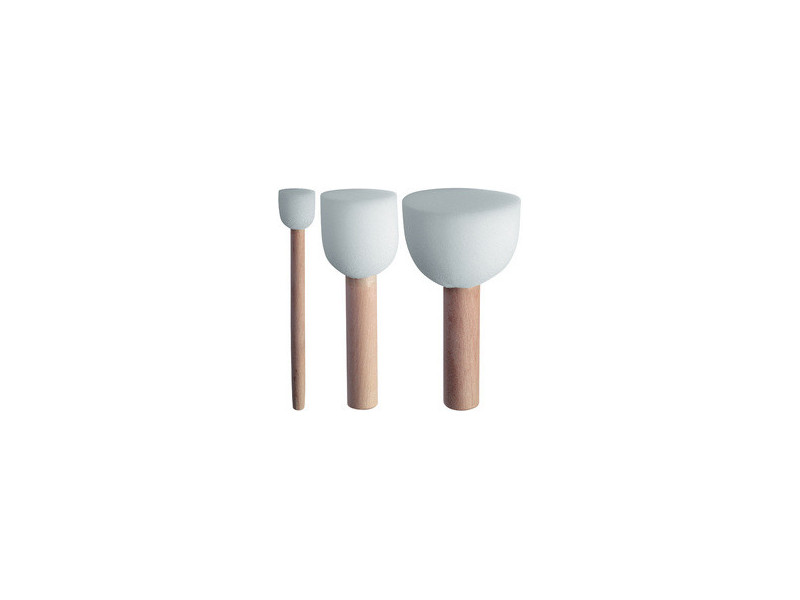Marabu Pinceau pour pochoir, kit de 3