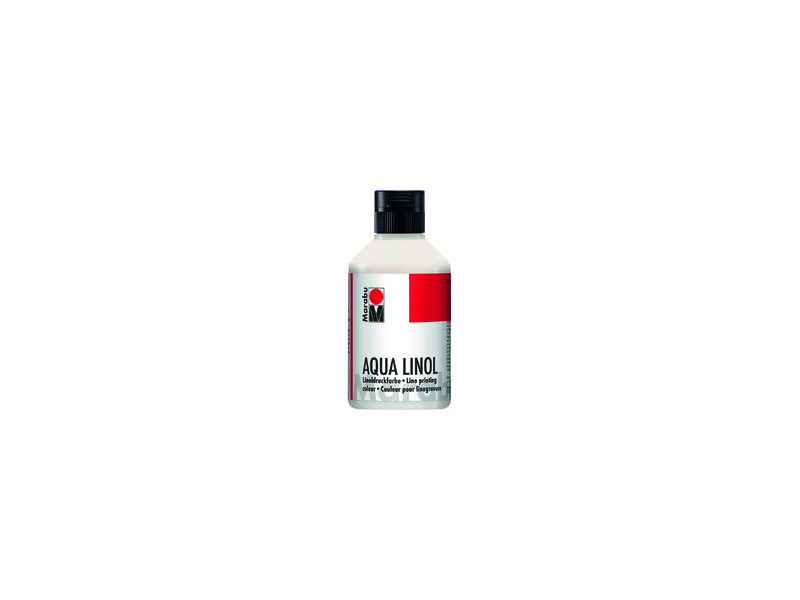 Marabu Couleur pour linogravure Aqua, 250 ml, blanc