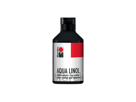 Marabu Couleur pour linogravure Aqua, 250 ml, blanc