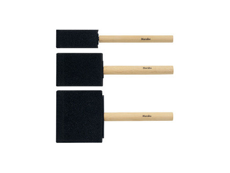 Marabu Pinceau en mousse, largeur: 25 mm