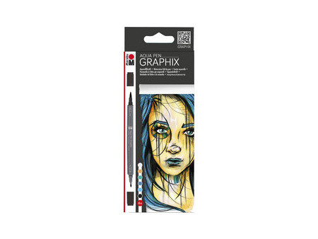 Marabu Feutres aquarellables 'GRAPHIX' METROPOLITAN,
