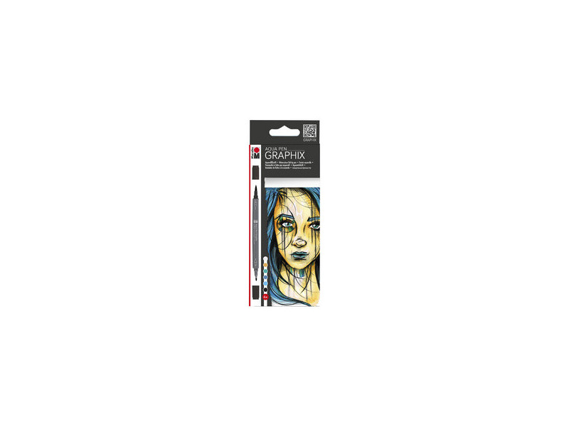 Marabu Feutres aquarellables 'GRAPHIX' METROPOLITAN,