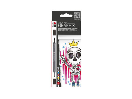 Marabu Feutres aquarellables 'GRAPHIX' METROPOLITAN,