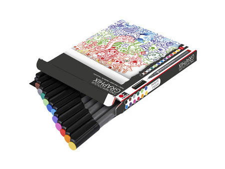 Marabu Feutre fin COLOUR GRAPHIX, 'DOODLE SUPREME', par 12