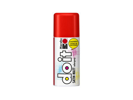 Marabu Peinture aérosol do it SATIN MATT, rouge vermillon