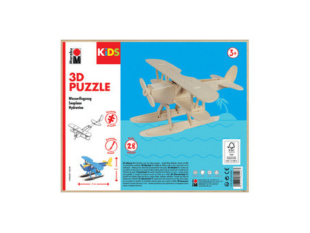 Marabu KIDS Puzzle 3D 'Hydravion', 28 pièces