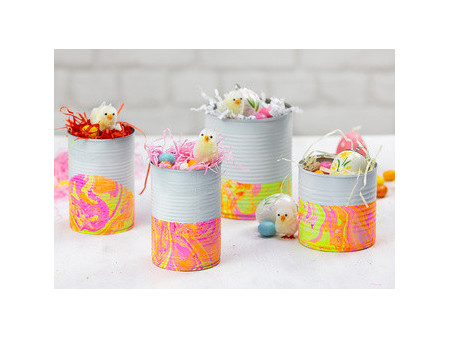 Marabu Peinture à marbrer 'easy marble', set fluo NEON