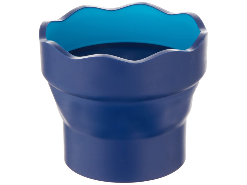 FABER-CASTELL Gobelet CLIC & GO, bleu