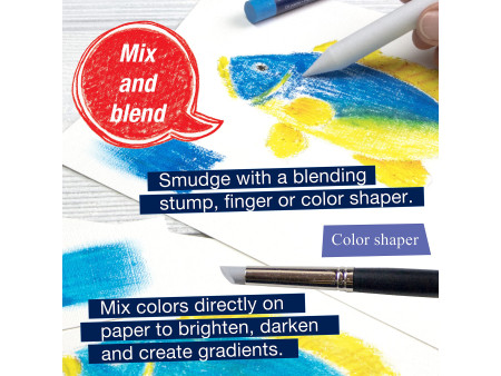 FABER-CASTELL Pastel à l'huile STUDIO QUALITY, étui de 24