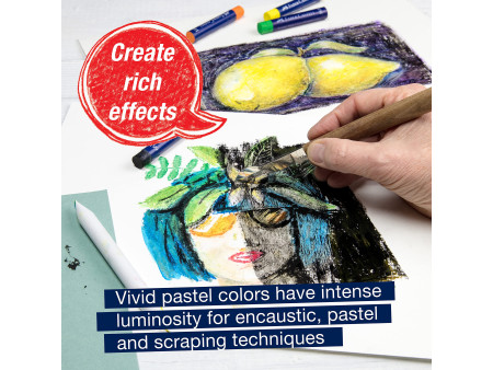FABER-CASTELL Pastel à l'huile STUDIO QUALITY, étui de 24