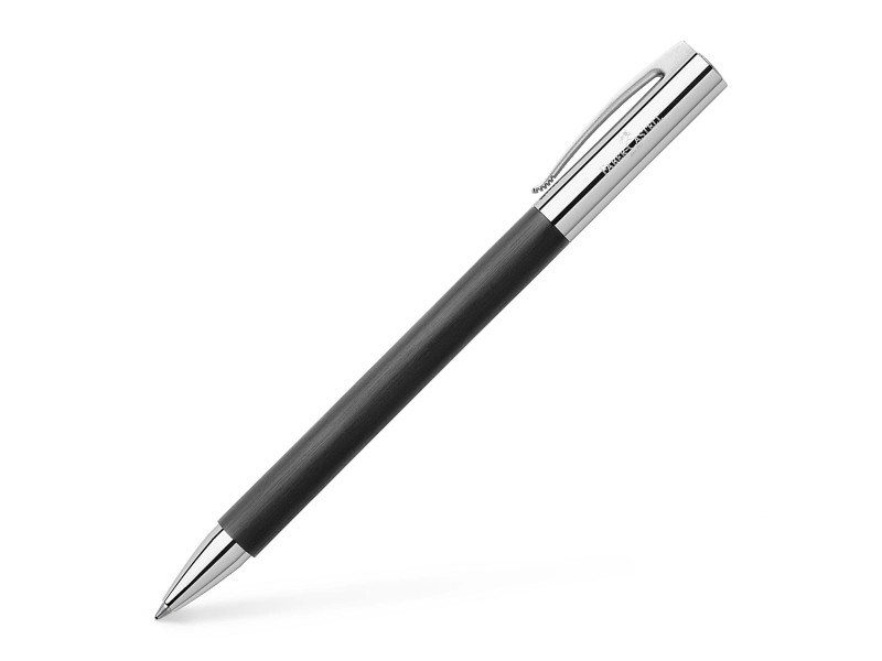 FABER-CASTELL Stylo à bille rotatif Ambition résine, noir