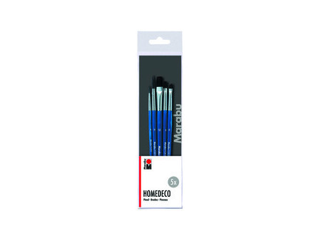 Marabu Set de pinceaux Homedeco, 5 pièces