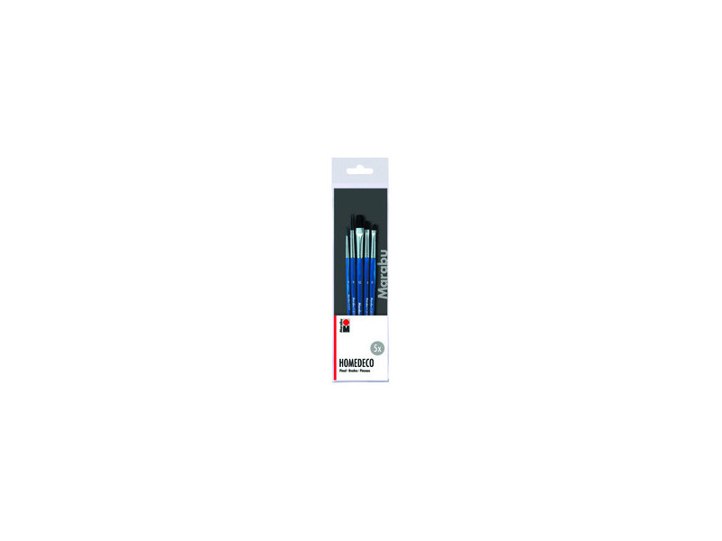 Marabu Set de pinceaux Homedeco, 5 pièces