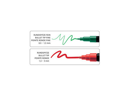 Marabu Feutre acrylique 'YONO', 1,5 - 3,0 mm, set de 6