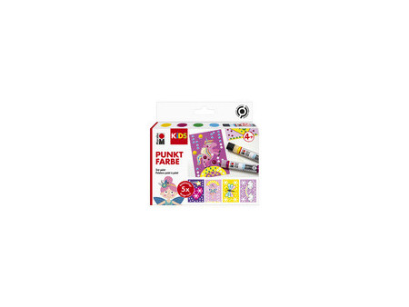 Marabu KiDS Set de peinture point à point Dot Pen 'Licorne'