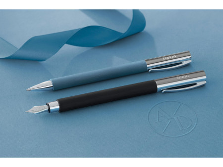 FABER-CASTELL Stylo roller Ambition résine, noir