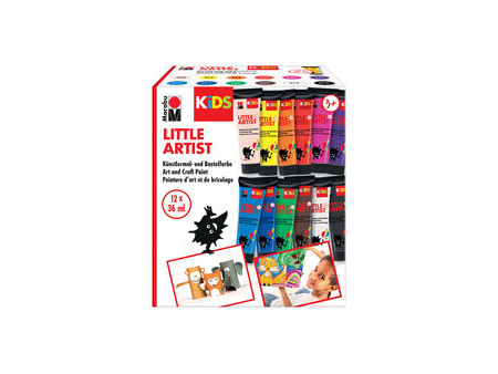 Marabu KiDS Gouache pour enfant Little Artist, 36 ml, set