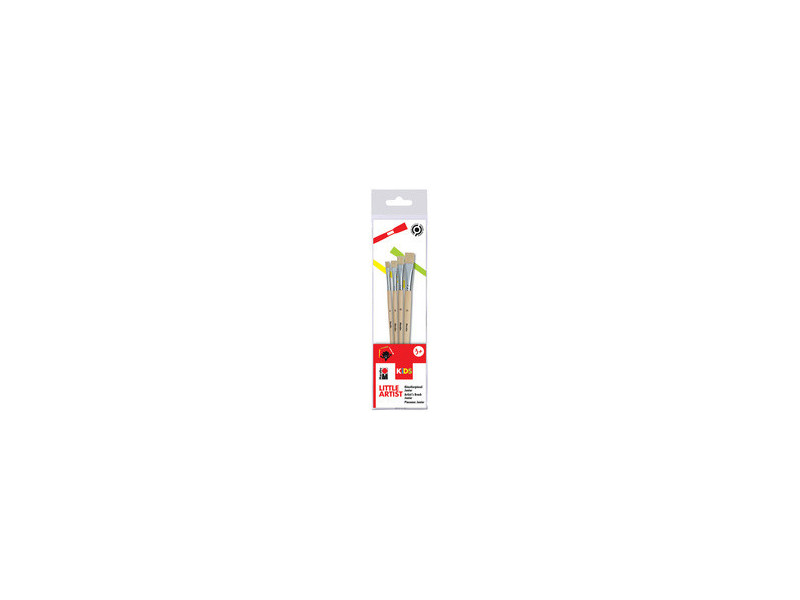Marabu KiDS Pinceau pour artiste Little Artist, set de 4