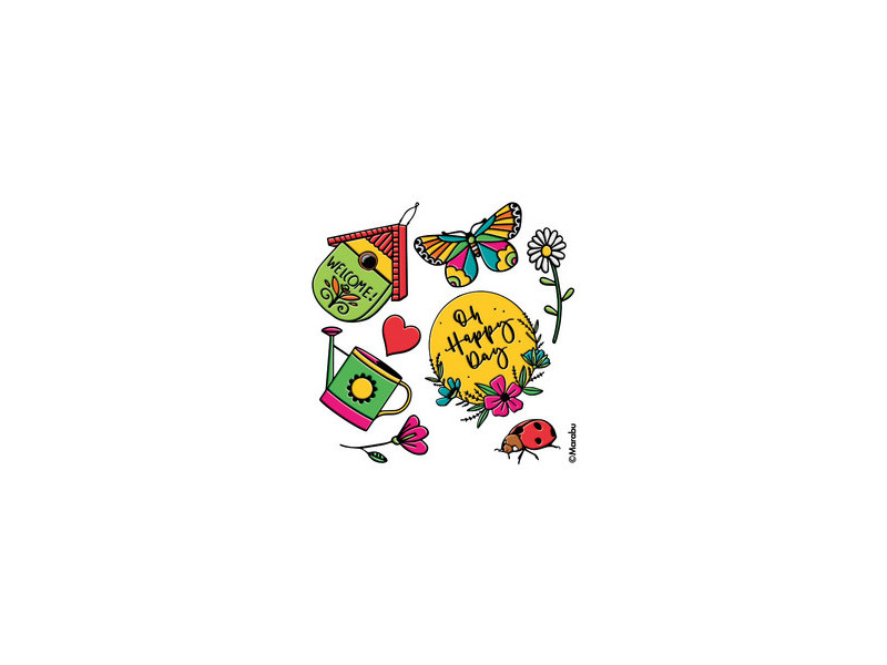 Marabu Set Window Color 'Garden', 10 x 25 ml