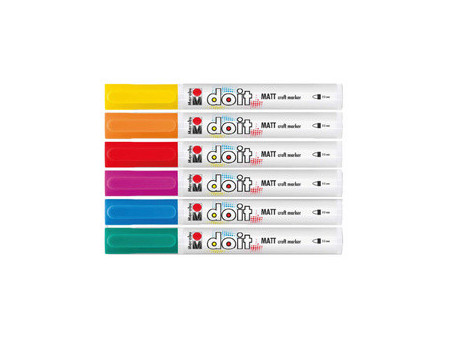 Marabu Marqueur acrylique DO IT Craftmarker, set de 6