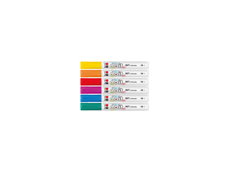 Marabu Marqueur acrylique DO IT Craftmarker, set de 6