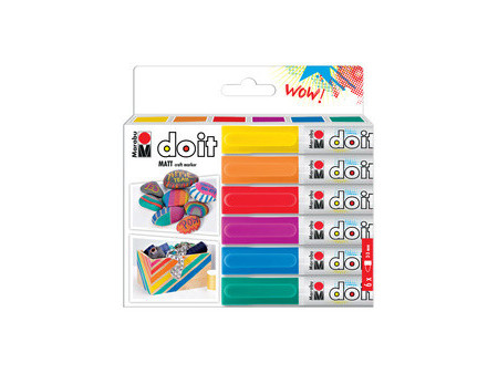 Marabu Marqueur acrylique DO IT Craftmarker, set de 6