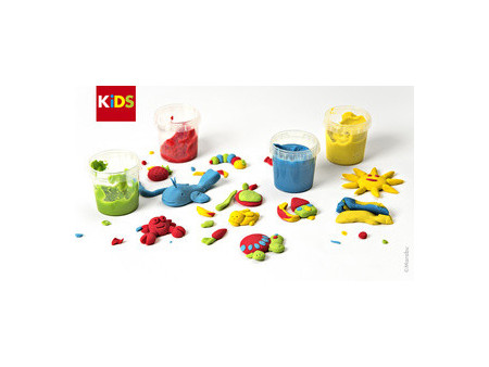 Marabu KiDS Set de pâte à modeler, couleurs de base