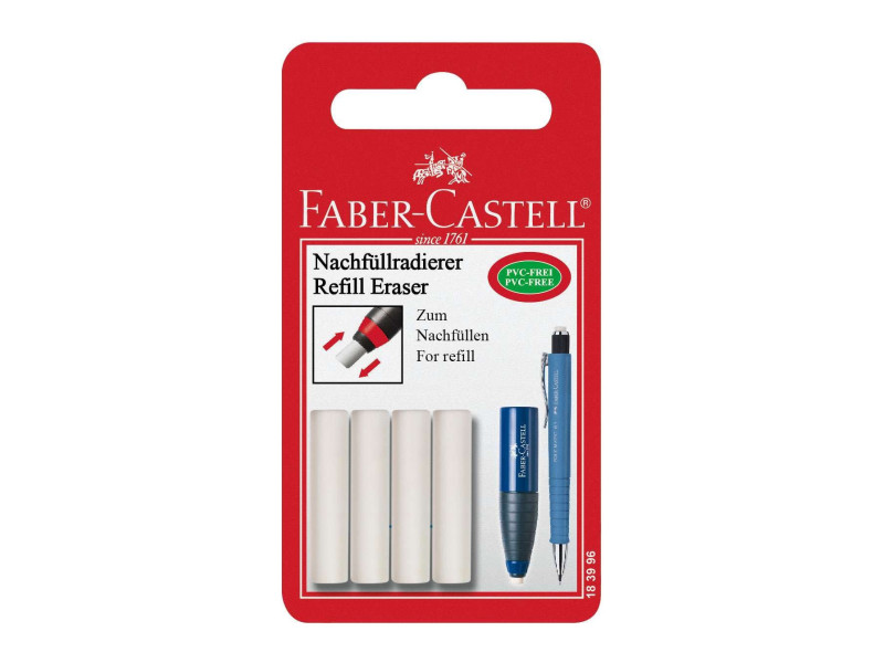FABER-CASTELL Gomme de recharge pour Crayon gomme