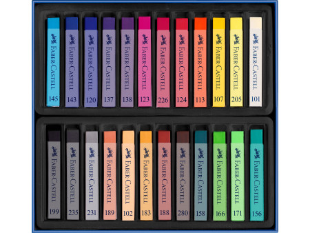 FABER-CASTELL Pastel tendre STUDIO QUALITY, étui de 24