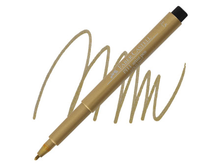 FABER-CASTELL Feutre PITT artist pen, or