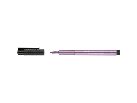 FABER-CASTELL Feutre PITT artist pen, rouge métallique