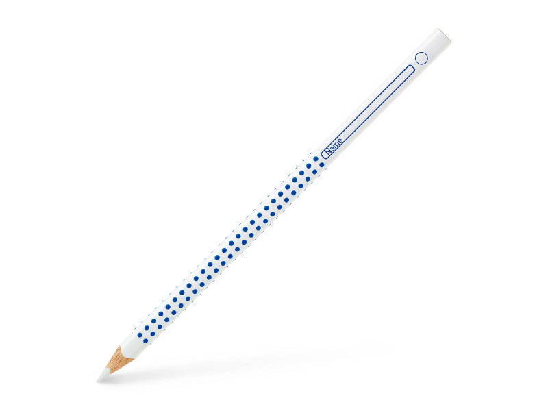 FABER-CASTELL Crayon pour cahier et tableau GRIP blanc