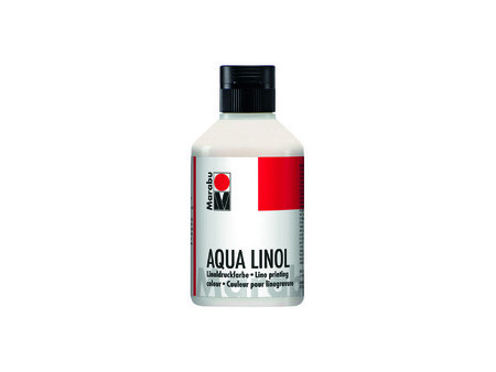 Marabu Couleur pour linogravure Aqua, 250 ml, bleu moyen