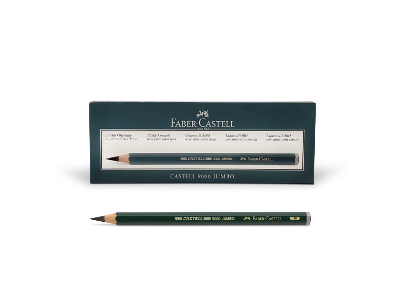 FABER-CASTELL Crayon CASTELL 9000 JUMBO, degré de dureté: HB