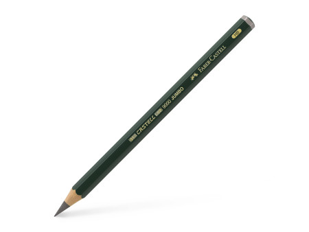 FABER-CASTELL Crayon CASTELL 9000 JUMBO, degré de dureté: HB