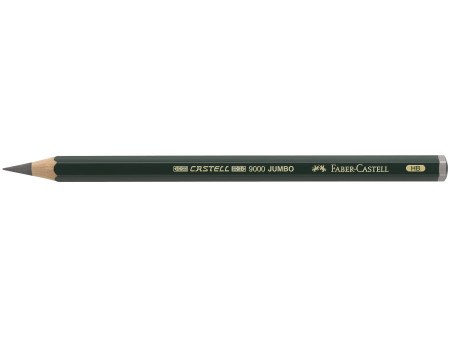 FABER-CASTELL Crayon CASTELL 9000 JUMBO, degré de dureté: HB