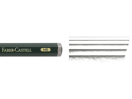 FABER-CASTELL Crayon CASTELL 9000 JUMBO, degré de dureté: HB