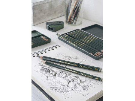 FABER-CASTELL Crayon CASTELL 9000 JUMBO, degré de dureté: HB