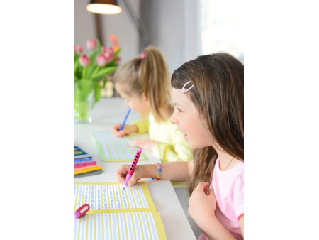 FABER-CASTELL Stylo plume éducatif Scribolino, mûre