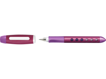 FABER-CASTELL Stylo plume éducatif Scribolino, mûre