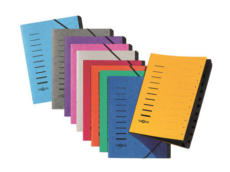 PAGNA trieur 'Sorting File' 12 compartiments, jaune
