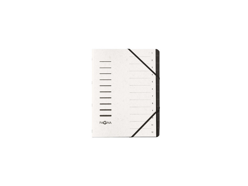 PAGNA Trieur 'Sorting File', 12 compartiments, rose foncé