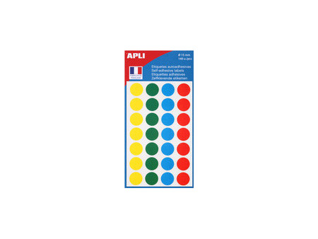 APLI Pastille de signalisation, diamètre: 15 mm, orange